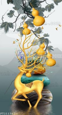 File in mica File in tranh tường 3D FT211703 (bản gốc) siêu trong