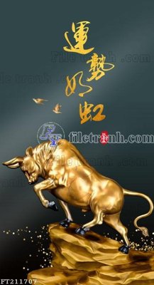 File tranh File in tranh tường 3D FT211707 (bản gốc) in canvas