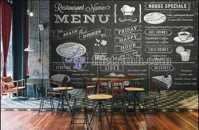 File tranh File psd tường quán cà phê FT2141 (ảnh gốc) sắc nét hoàn hảo