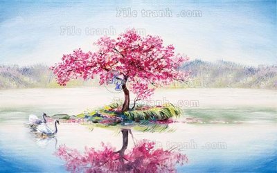 File tranh File in tranh tường hiện đại FT22111 (gốc) in vải canvas