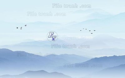 File tranh File in tranh tường hiện đại FT22123 (file gốc) chủ đề phong thủy