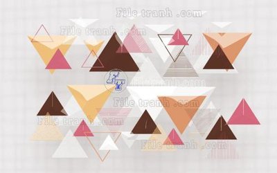 File gốc File in tranh tường hiện đại FT22129 (in tráng gương) ốp tường