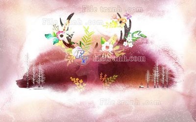 File gốc File in tranh tường hiện đại FT22202 (thiết kế) độc quyền