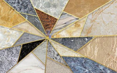 File gốc File in tranh tường hiện đại FT22262 (cho in UV) siêu nét