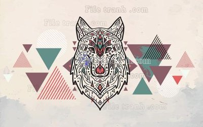 File gốc File in tranh tường hiện đại FT22297 (ảnh chi tiết) để in lụa