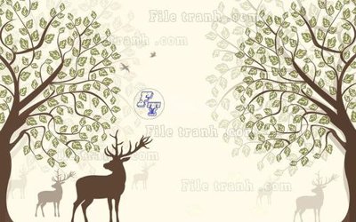 File gốc File in tranh tường hiện đại FT22303 (chuẩn CMYK) cho nhà in