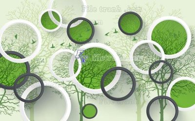 Tải file File in tranh tường hiện đại FT22317 (gốc) chủ đề hoa sen