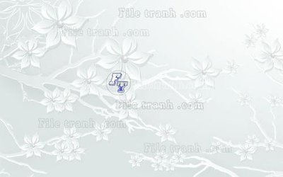 File gốc File in tranh tường hiện đại FT22429 (in mica) làm quà tặng