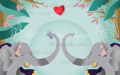 File in ấn File in tranh tường hiện đại FT22457 (bản gốc) sắc nét