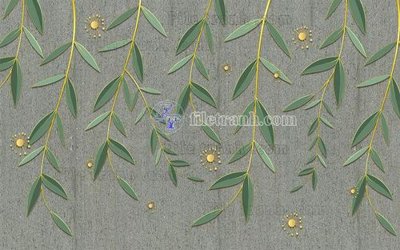 Tải file gốc in lụa File in tranh tường hiện đại FT22521 siêu nét