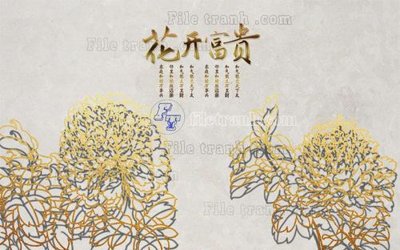 File tranh File in tranh tường hiện đại FT22613 (gốc) chủ đề trừu tượng