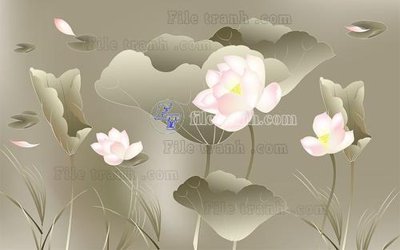 File gốc File in tranh tường hiện đại FT22618 (in lụa) họa tiết 3D