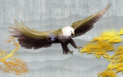 File gốc File in tranh tường hiện đại FT22668 (in ấn) màu sắc trung thực