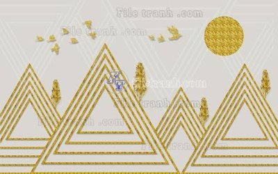 File gốc File in tranh tường hiện đại FT22768 (chuẩn màu) cho in offset