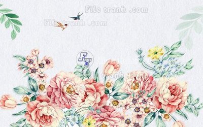 Ảnh gốc file in lụa File in tranh tường hiện đại FT22769 chi tiết