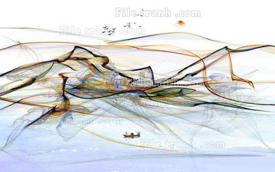 File gốc in ấn File in tranh tường hiện đại FT22819 độ phân giải cao