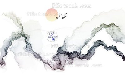 File in mica File in tranh tường hiện đại FT22919 (bản gốc) làm vách ngăn