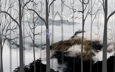 File PSD File in tranh tường hiện đại FT23017 (gốc) nhiều lớp (multi-layer)