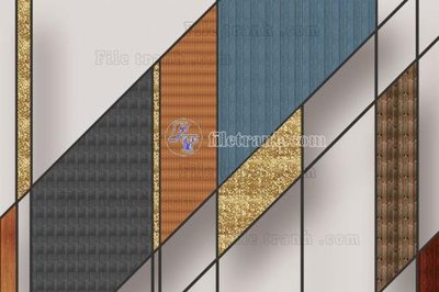 File PSD in ấn File in tranh tường hiện đại FT23107 (chất lượng cao)