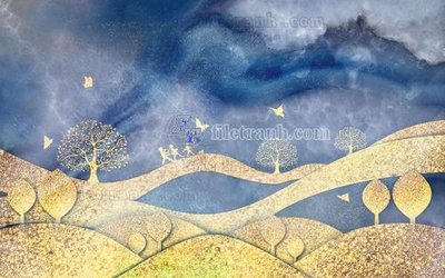 Ảnh gốc File in tranh tường hiện đại FT23133 (độ nét cao) in tráng gương