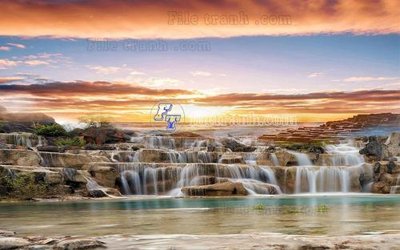 Ảnh gốc File in tranh tường hiện đại FT23160 (độ nét cao) in tráng gương