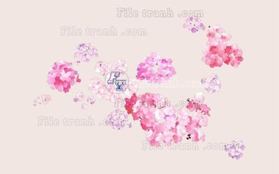 File in lụa File in tranh tường hiện đại FT23228 (phong cảnh) File in tranh tường hiện đại FT23228