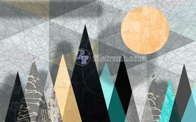 Cung cấp file tranh gốc File in tranh tường hiện đại FT23340 độc quyền