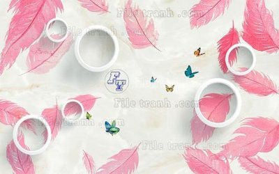 File in mica File in tranh tường hiện đại FT23406 (bản gốc) làm vách ngăn