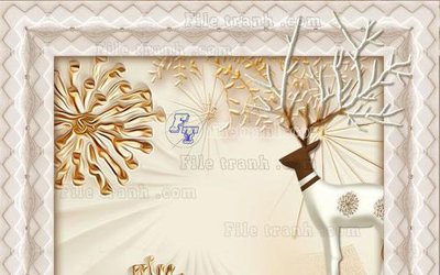 File tranh File in tranh tường hiện đại FT23453 (gốc) in vải canvas