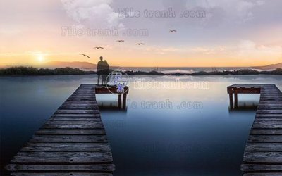 File gốc File in tranh tường hiện đại FT23472 (phong cách) châu Âu