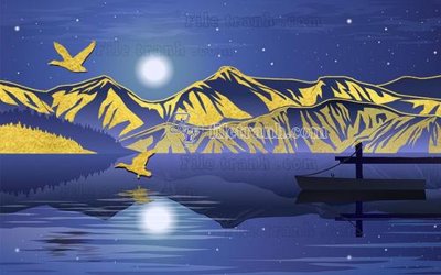 File gốc File in tranh tường hiện đại FT23475 (chuẩn màu) cho in offset