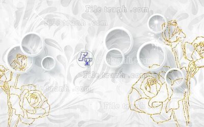 File gốc File in tranh tường hiện đại FT23544 (in lụa) cao cấp