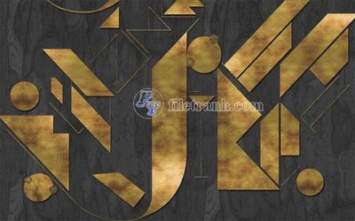 File in mica File in tranh tường hiện đại FT23560 (bản gốc) sắc sảo