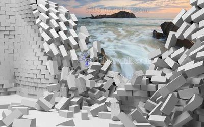 File tranh File in tranh tường hiện đại FT23571 (gốc) phong cách tối giản