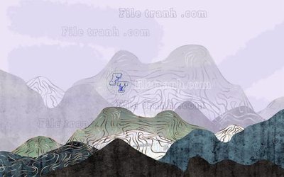 File tranh File in tranh tường hiện đại FT23593 (gốc) in vải canvas