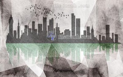 Tải file File in tranh tường hiện đại FT23622 (gốc) làm tranh treo tường