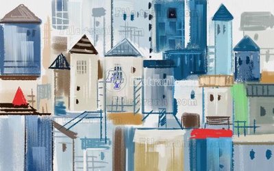 File in trần File in tranh tường hiện đại FT23667 (bản gốc 3D) sống động