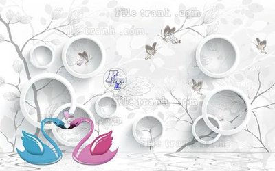 File tranh File in tranh tường hiện đại FT23734 (bản gốc) trang trí văn phòng