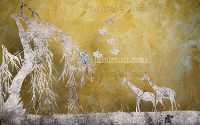 File ảnh File in tranh tường hiện đại FT23777 (gốc) cho trang trí nhà hàng