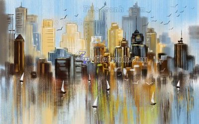 File gốc File in tranh tường hiện đại FT23789 (in mica) trang trí