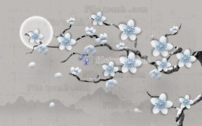 File in ấn File in tranh tường hiện đại FT23796 (bản gốc) chất lượng cao