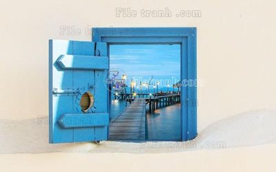 File gốc File in tranh tường hiện đại FT23807 (in ấn) không giới hạn