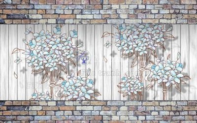 Ảnh gốc File in tranh tường hiện đại FT23814 (độ nét cao) in mica