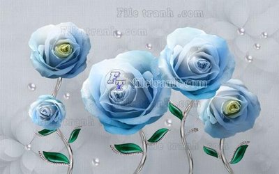 File tranh File in tranh tường hiện đại FT23816 (bản gốc) in lụa 5D