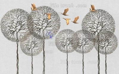 Hình ảnh file gốc in trần nhà File in tranh tường hiện đại FT23820