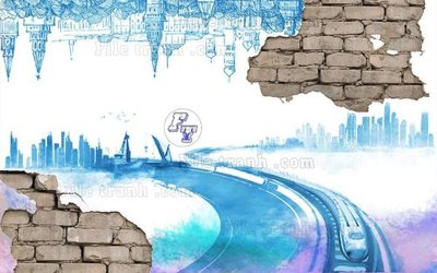 File tranh gốc File in tranh tường hiện đại FT23863 (bản đẹp) độc quyền