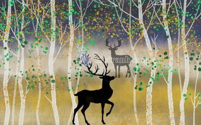 File ảnh File in tranh tường hiện đại FT23902 (gốc) in PP, decal