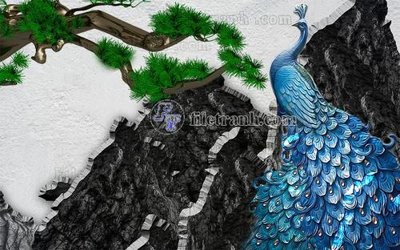 Hình ảnh file gốc in lụa File in tranh tường hiện đại FT23941