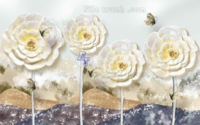 Tải file File in tranh tường hiện đại FT24007 (gốc) chủ đề phong thủy