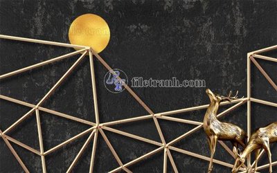 Chi tiết file tranh tráng gương File in tranh tường hiện đại FT24023 (ảnh gốc)